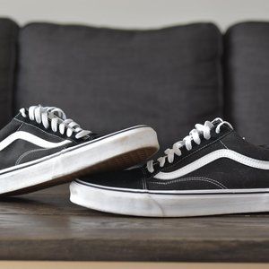 Vans Old Skool - Black/White (Size 12)